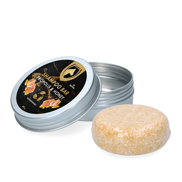 
  Excellent Horse Hi Gloss Shampoo Bar Propolis & Honing 60 g - artikelnummer HIGL6058
