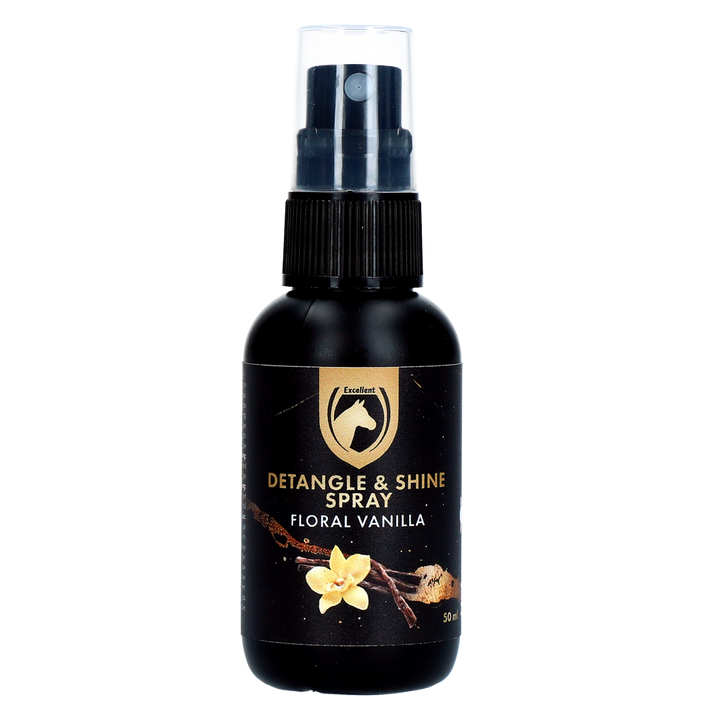 
  Excellent Horse Detangle & Shine Spray 50 ml Floral Vanilla - artikelnummer HIGL8060V
