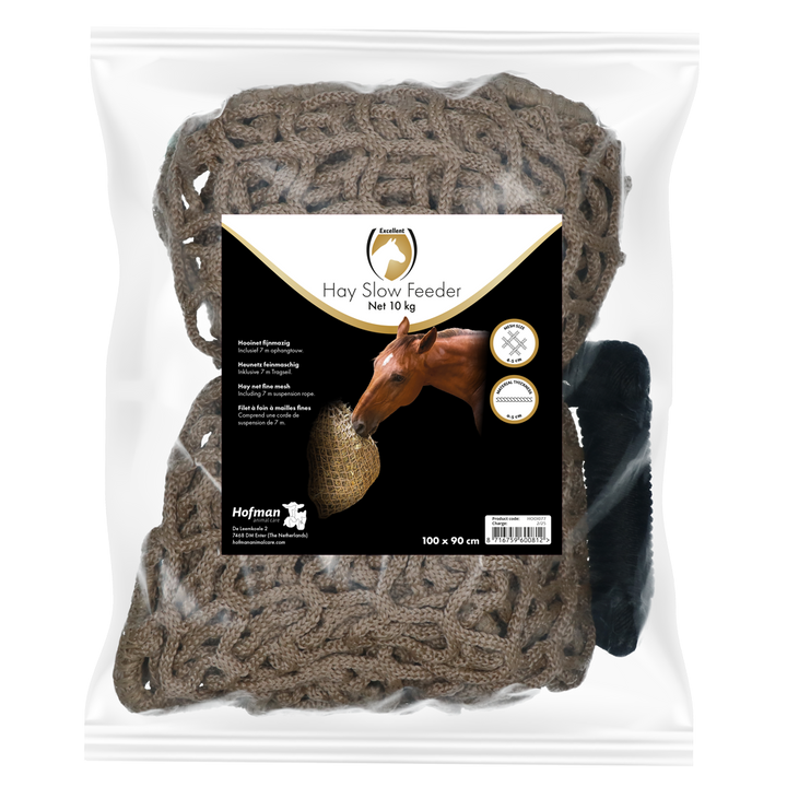 
  Hay Slow Feeder Net 10 kg (45 mm) - artikelnummer HOOI077
