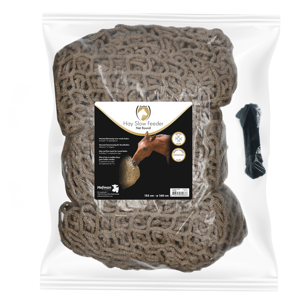 Hay Slow Feeder Net Ronde Baal