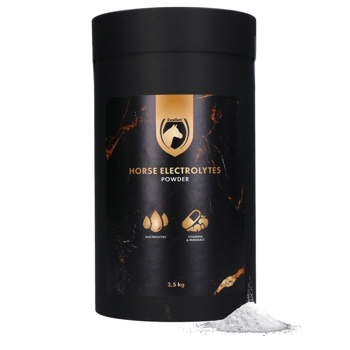 
  Excellent Horse Electrolytes Powder 2,5 kg - artikelnummer HORS01002EE
