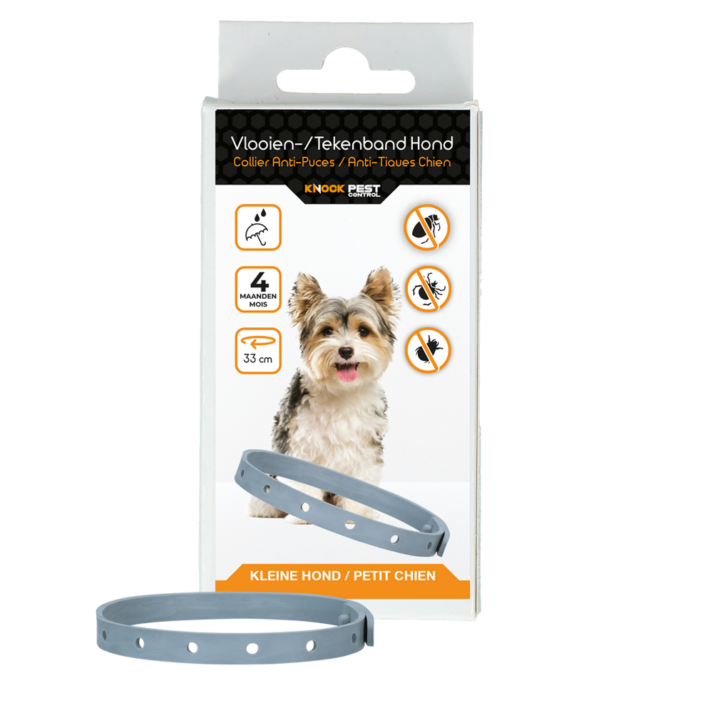Knock Pest Vlooien/Tekenband Hond 33 cm NL/FR