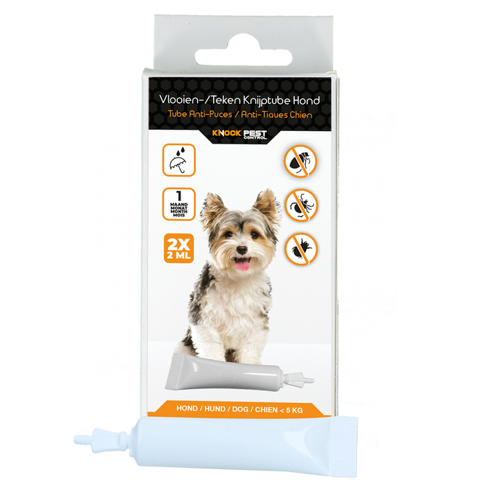 
  Knock Pest vlooien-tekenpipet Hond <5 kg - artikelnummer KNOC00116L
