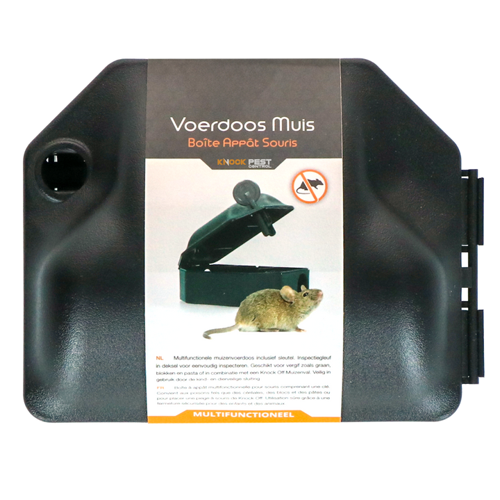
  Knock Pest Voerdoos Muis incl. Sleutel - artikelnummer KNOC00142
