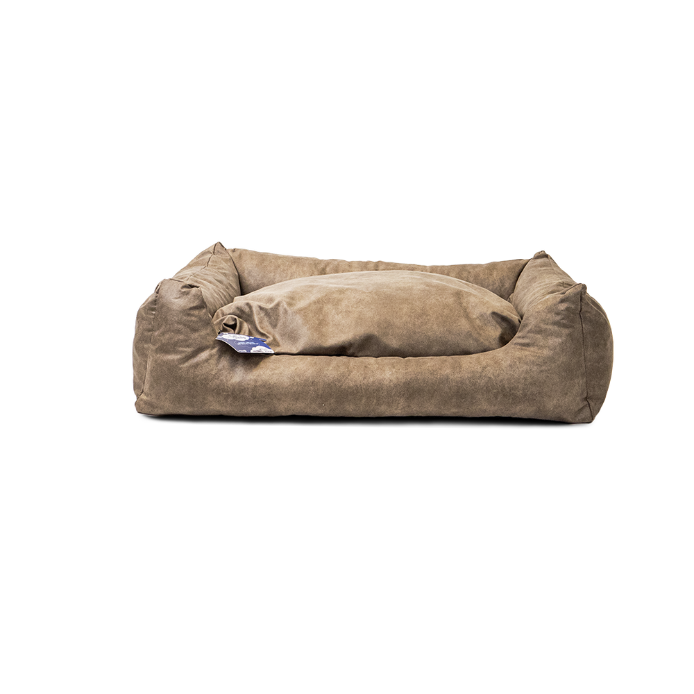 Let's Sleep Sweet Dreams Hondenmand Met Kussen L Taupe