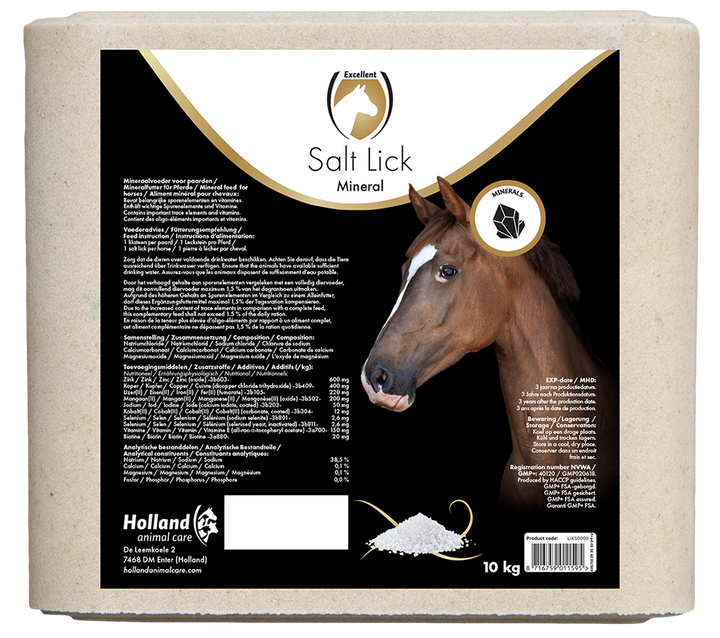 
  Excellent Horse Salt Lick Mineral 10 kg - artikelnummer LIKS0009
