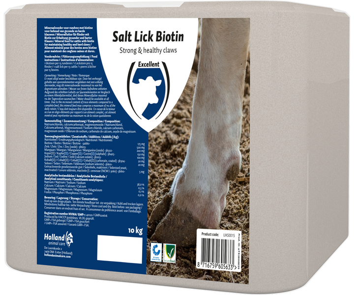 
  Excellent Liksteen Biotin 10 kg - artikelnummer LIKS0015

