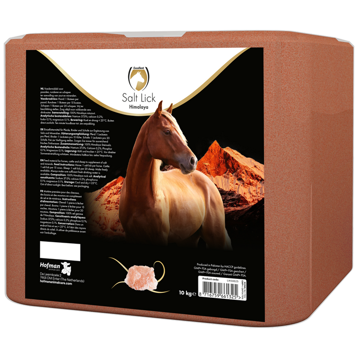 
  Excellent Horse Salt Lick Himalaya Rund/Paard/Schaap 10 kg (GMP+) - artikelnummer LIKS0025
