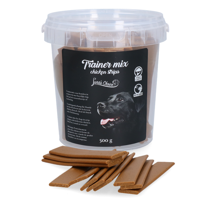 
  Luna's Choice Trainer Mix Chicken strips - artikelnummer LUNA0051
