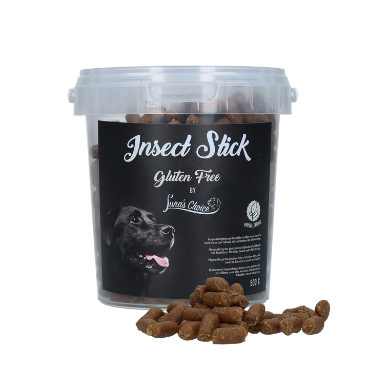 
  Luna's Choice Trainer Mix Insect Stick Hypoallergeen (glutenvrij) - artikelnummer LUNA0054C
