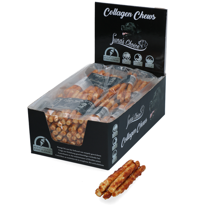 
  Luna's Choice Collagen Chews Stick Zalm S - artikelnummer LUNA0070A
