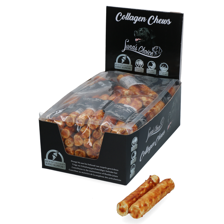 
  Luna's Choice Collagen Chews Stick Zalm M - artikelnummer LUNA0070B
