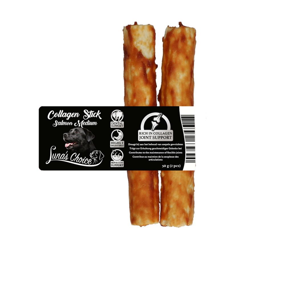 Luna's Choice Collagen Chews Stick Zalm M