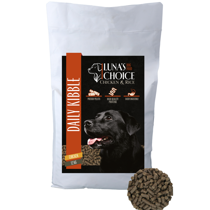 
  Luna's Choice Adult Kip/Rijst 12 kg - artikelnummer LUNA033
