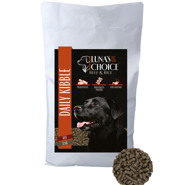 
  Luna's Choice Adult Rund/Rijst 12 kg - artikelnummer LUNA035
