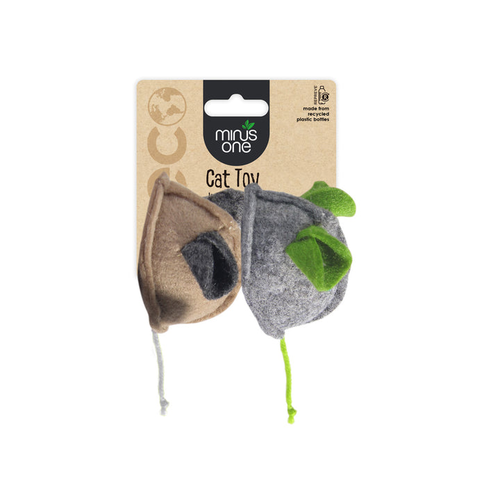 
  Minus One Felt Cat Toys Mouse 2-pack - artikelnummer MINU37370
