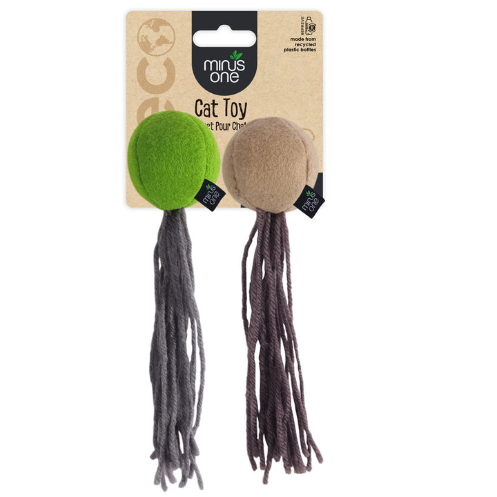 
  Minus One Felt Cat Toys Balls 2-pack - artikelnummer MINU37378
