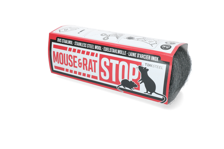 
  Mouse & Rat Stop RVS Staalwol 200 g - artikelnummer MOUS0808
