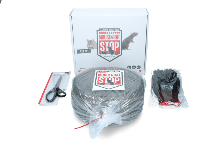 
  Mouse & Rat Stop RVS Staalwol 1 kg Set - artikelnummer MOUS0815
