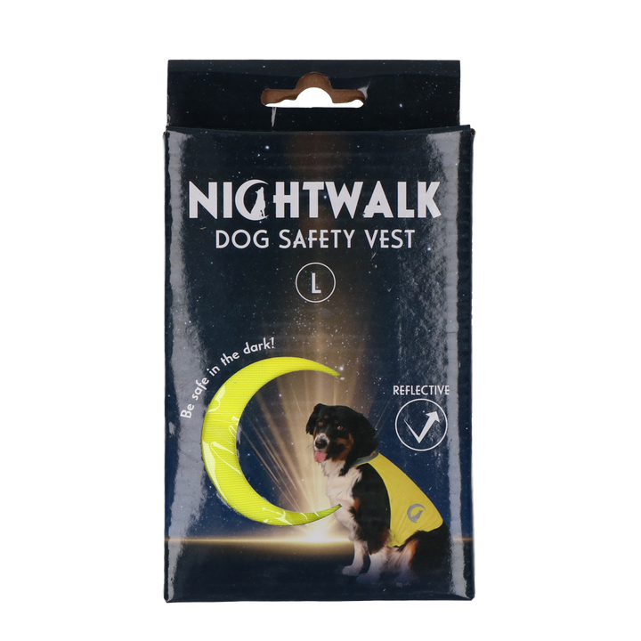 
  Nightwalk Safety Vest Geel L - artikelnummer NIGH057
