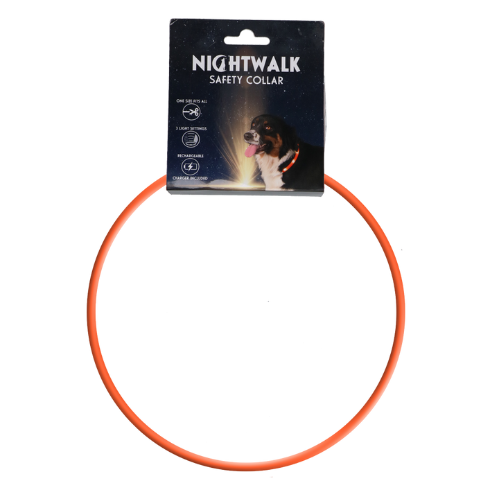 
  Nightwalk Safety Collar Oranje - artikelnummer NIGH075
