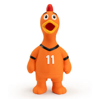 Oranje Latex Hondenspeeltjes WK Kip