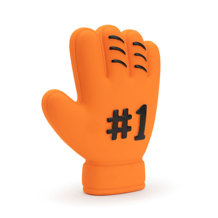 
  Oranje Latex Hondenspeeltjes WK Handschoen - artikelnummer ORAN0024

