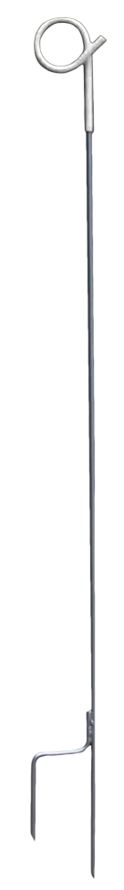 
  Instappaal 110 cm rond veerstalen + krul Wit - artikelnummer PAAL010671
