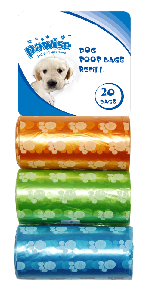 
  Pawise Refill Poop Bag 3-Pack - artikelnummer PAWI11596
