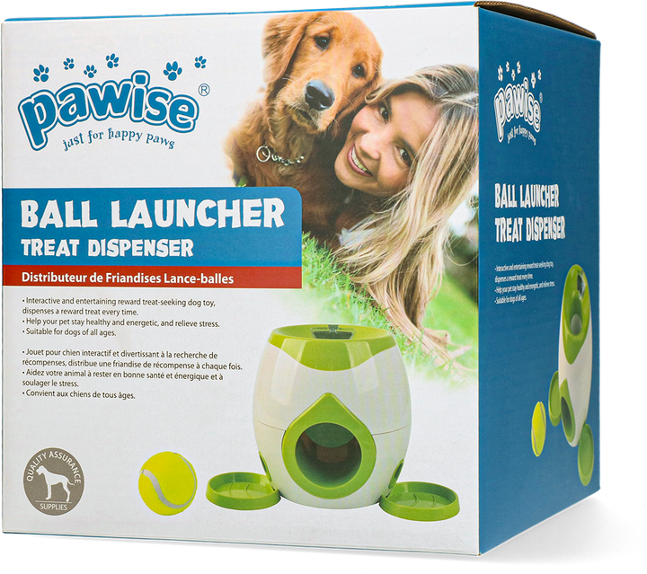 
  Pawise Ball Launcher Treat Dispenser - artikelnummer PAWI14819
