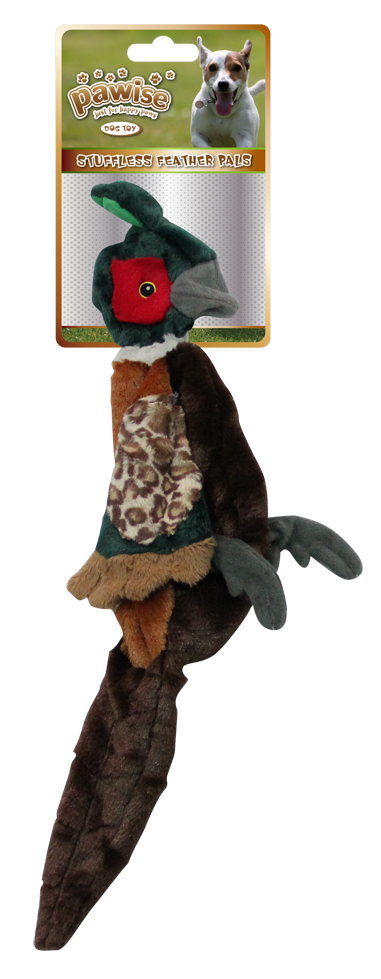 
  Pawise Stuffless Feather Pals Fazant S - artikelnummer PAWI15075
