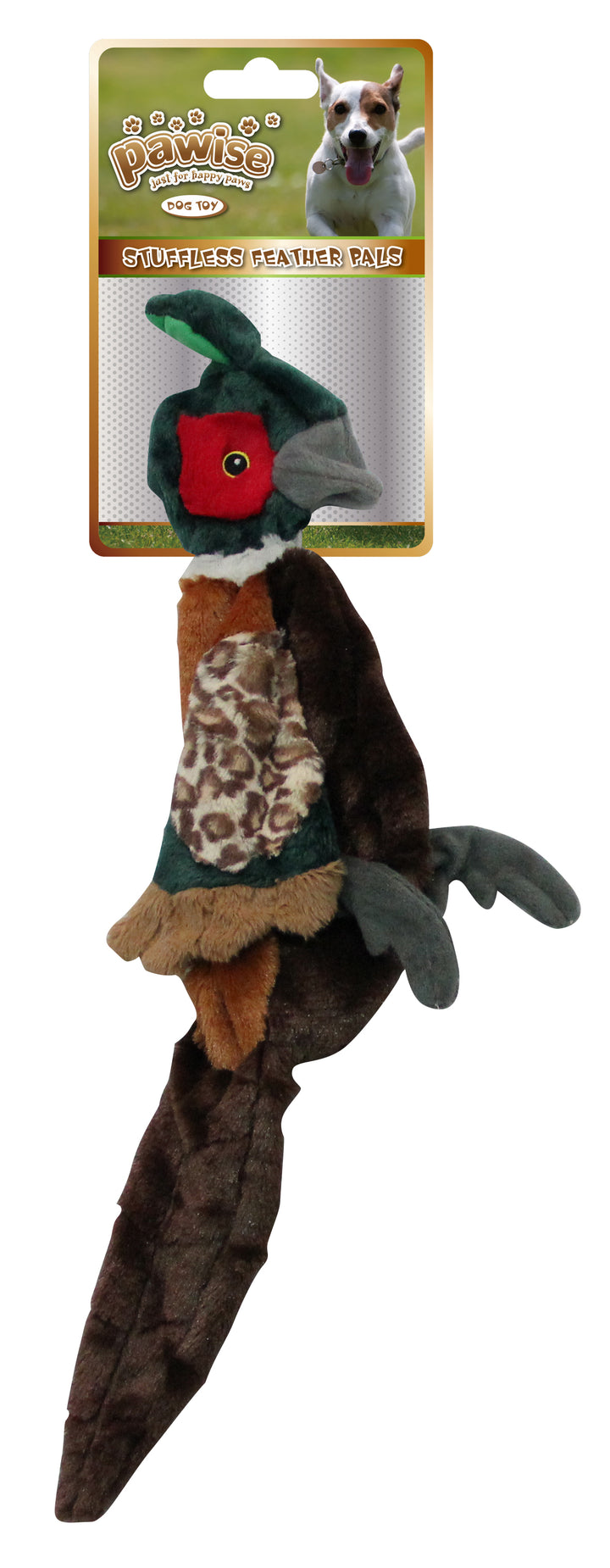 
  Pawise Stuffless Feather Pals Fazant L - artikelnummer PAWI15076

