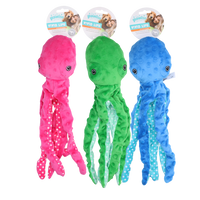 Pawise Multicolor Plush Octopus (3 colour assorted) M
