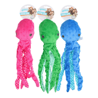 Pawise Multicolor Plush Octopus (3 colour assorted) L