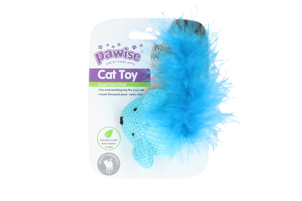 Pawise Cat Toy Wool Mouse