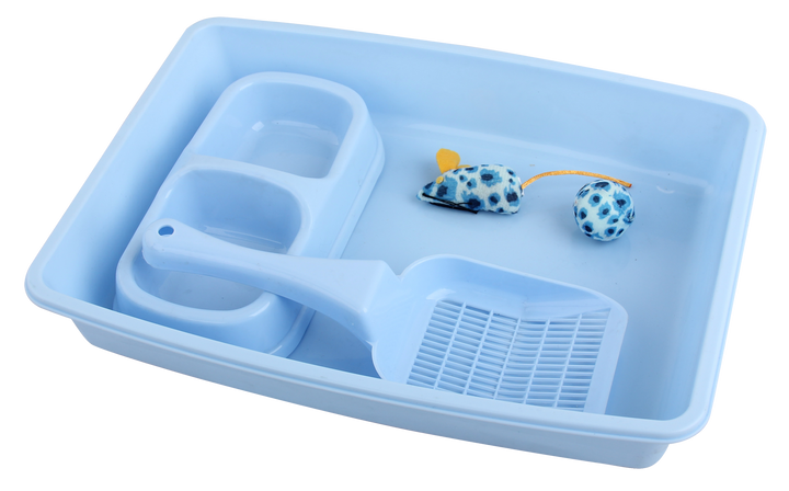 
  Pawise Kitten Starter Set Blauw - artikelnummer PAWI28947
