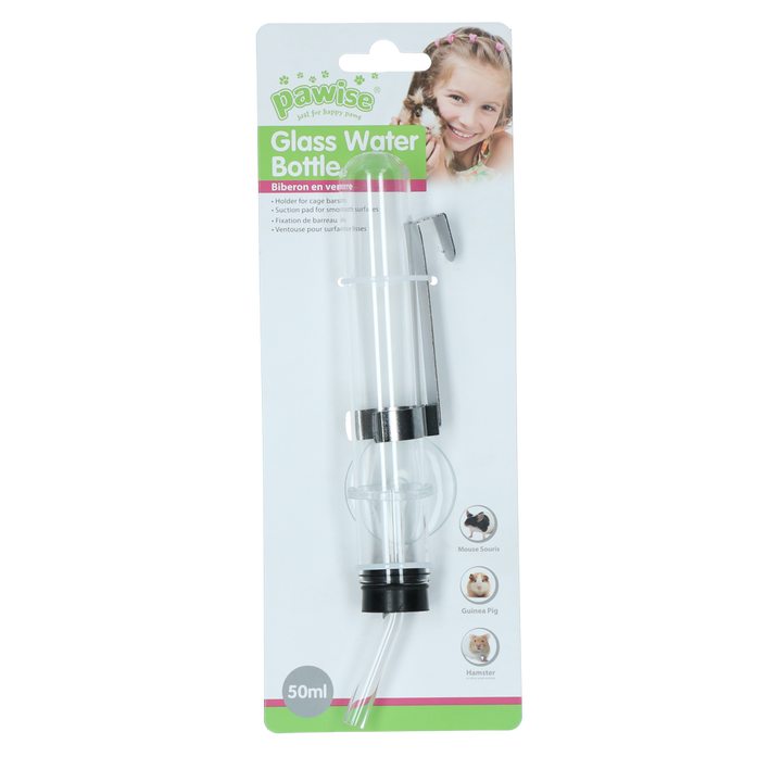 
  Pawise Hamster Glass Water Bottle - artikelnummer PAWI39004
