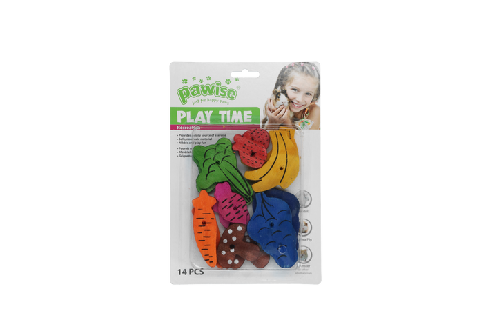 
  Pawise Play Time Small Pet Fruit & Veggie mix - artikelnummer PAWI39115
