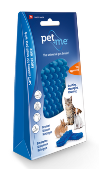 Pet+Me Cat Hair Brush Kort haar Blauw