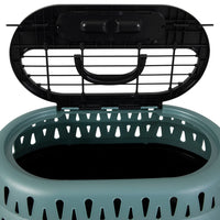 Petmate Top Load Cat Kennel Pearl Green Frost