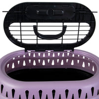 Petmate Top Load Cat Kennel Pearl Bubble Grape