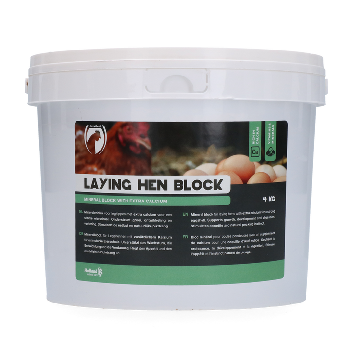 
  Excellent Legkippen Blok 4 kg - artikelnummer POUL204
