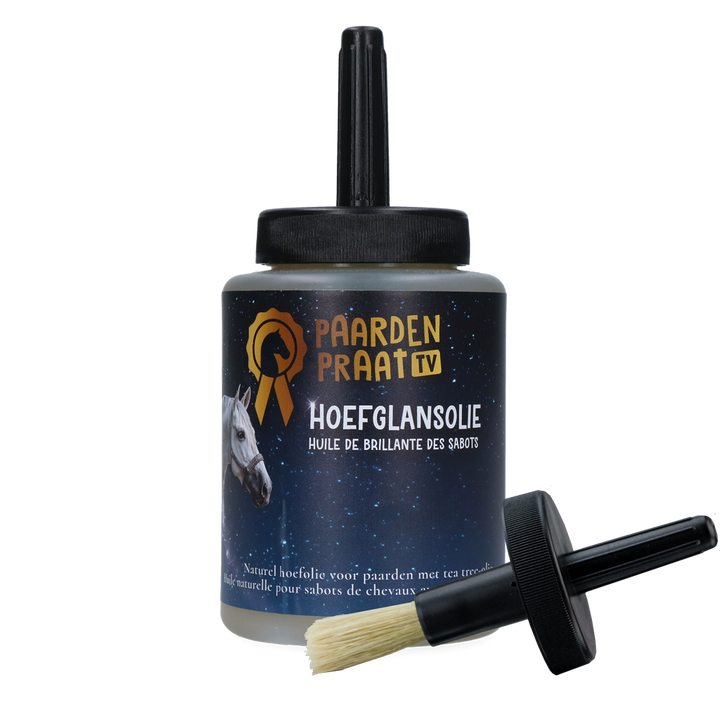 
  Paardenpraat TV Hoefglansolie - artikelnummer PRAA0026G
