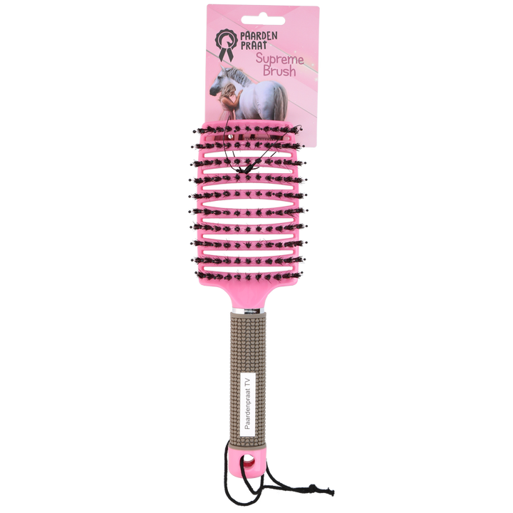 
  Paardenpraat Horse Supreme Borstel Roze - artikelnummer PRAA5071
