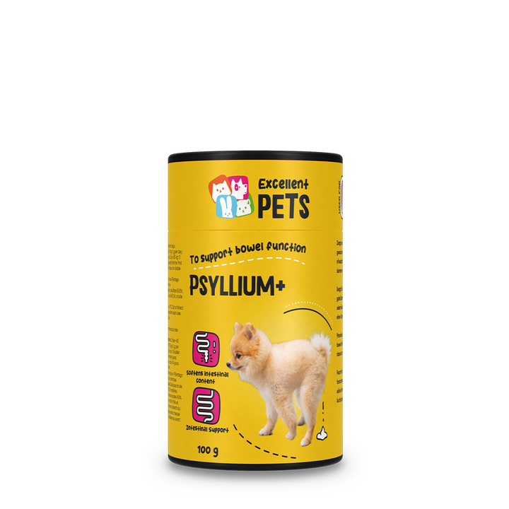 
  Excellent Pets Dog Psyllium+ 100 g - artikelnummer PSYL002
