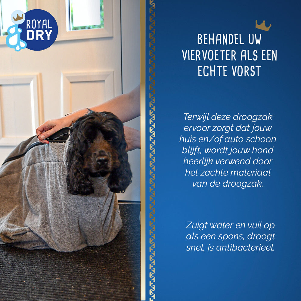 Royal Dry Doggy Bag Droogzak M