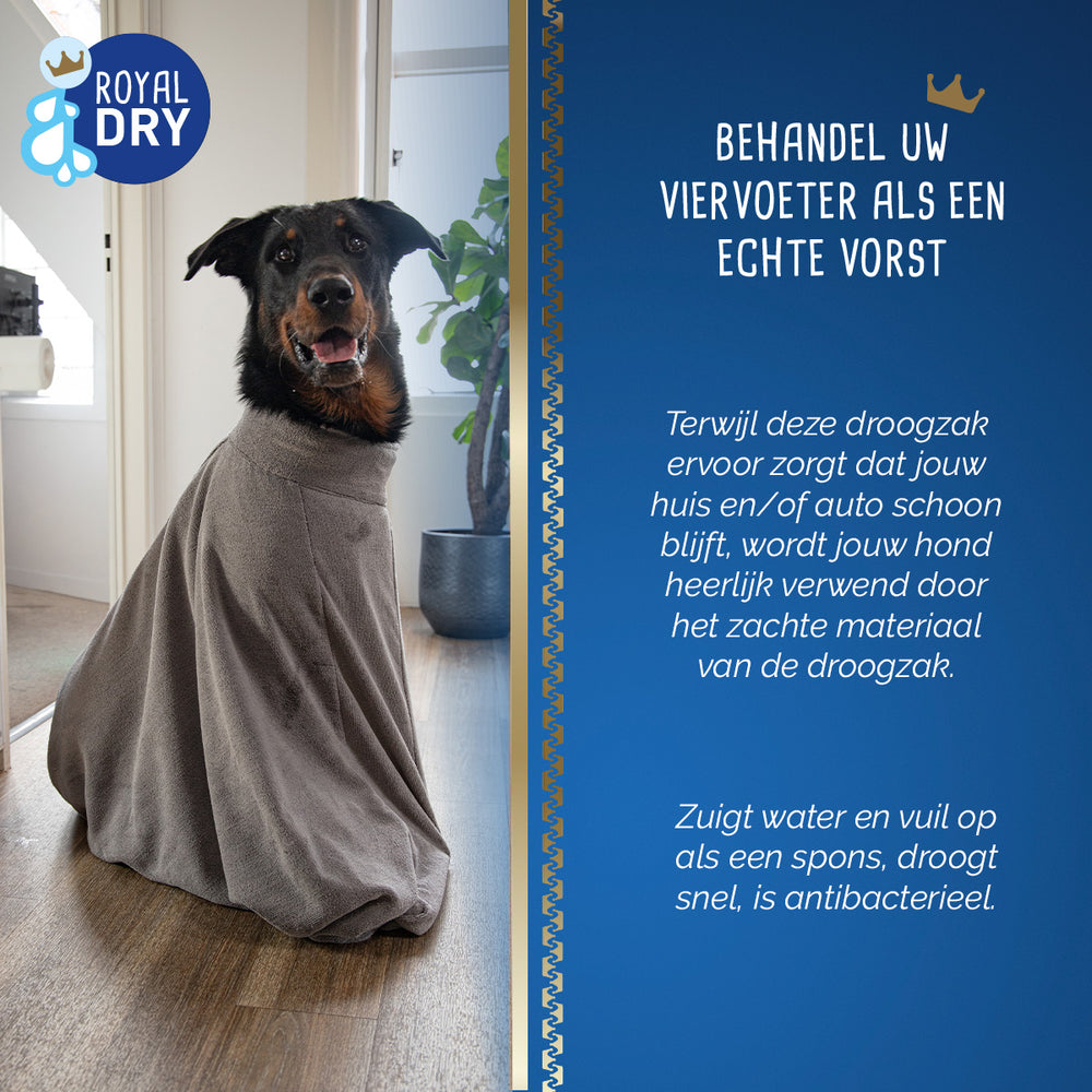 Royal Dry Doggy Bag Droogzak L