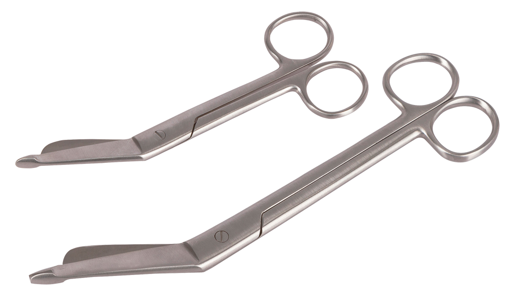 Verbandschaar RVS 145 mm (zonder kartelrand) 200 mm