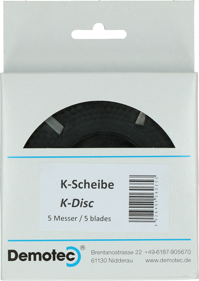 
  Demotec K Disc - artikelnummer SLIJ0001DC
