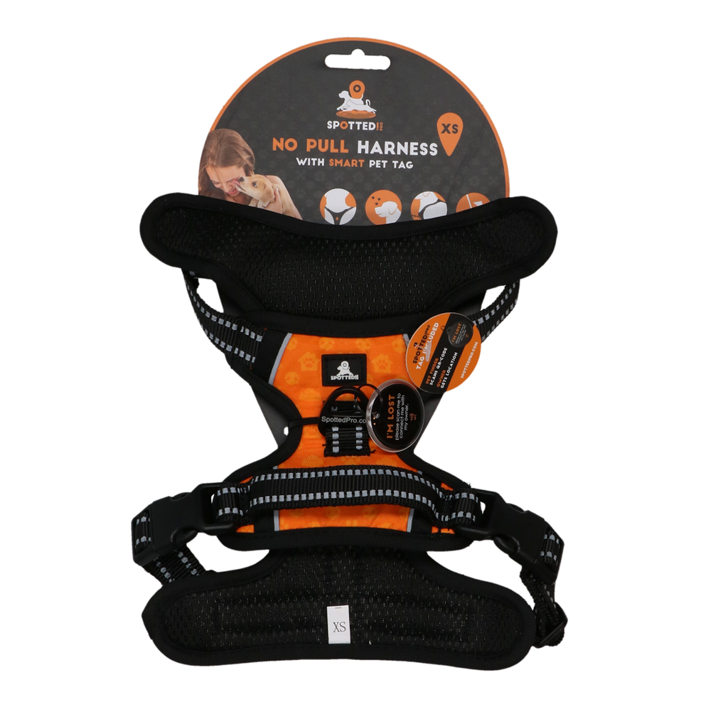 Spotted! Pro No Pull Harnas XS Oranje